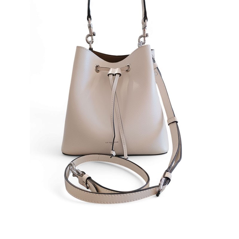 Le tanneur sac Louise 1310 blanc cassé face