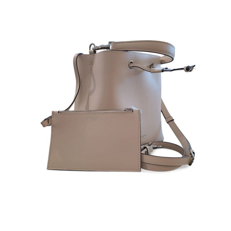 Le tanneur sac Louise 1310 blanc cassé  détail pochette