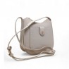 Sac bandoulière POURCHET ligne Bride soft beige face Sac bandoulière POURCHET ligne Bride soft beige face
