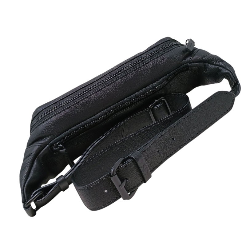 sac banane ceinture Gianni CONTI noir dessus 1815166