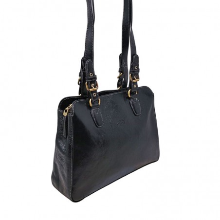 Sac épaule long KATANA noir face 82366 Sac épaule long KATANA noir face 82366