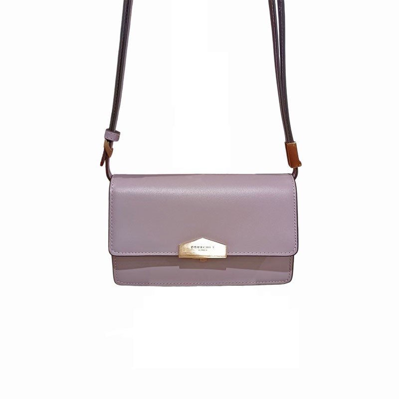 Pourchet sac ANjou petit taille lilas face