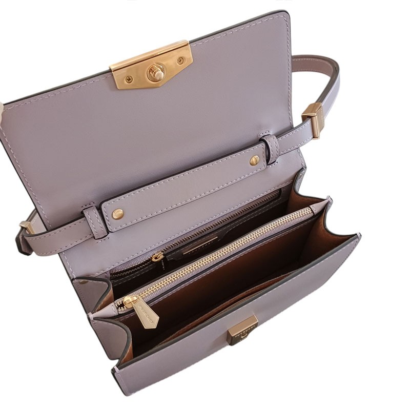 Pourchet sac ANjou petit taille lilas ouvert 79045