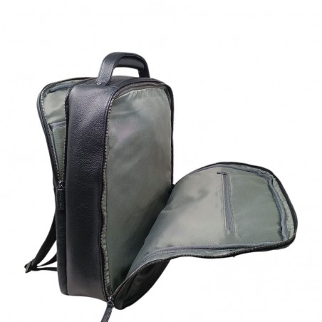 Sac a dos 24h HENON 6986 noir ouvert avant Sac a dos 24h HENON 6986 noir ouvert avant