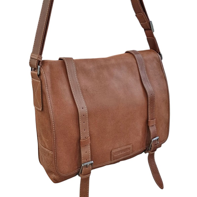 Sac Rabat MARCO grande taille cognac face