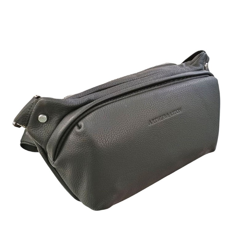 Sac banane Thomas noir face