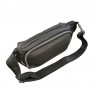 Sac banane Thomas noir vue dessus Sac banane Thomas noir vue dessus