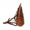 Sac a dos femme cuir CONTI 4216223 marron coté Sac a dos femme cuir CONTI 4216223 marron coté