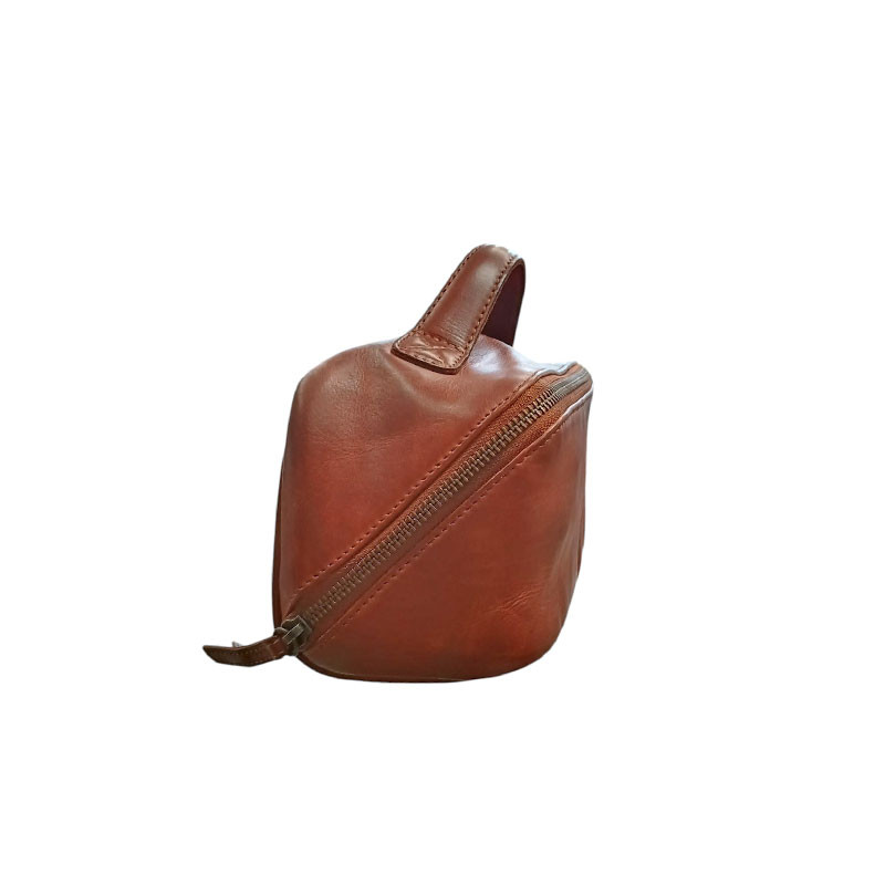 Trousse de toilette BEAR cuir coté