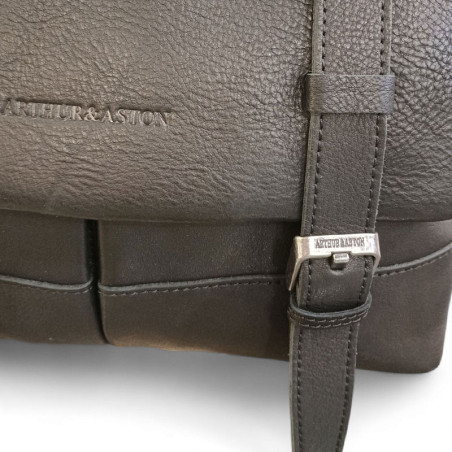 arthur aston 2511-03 besace S rory noir détail