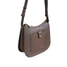 Sac bandoulière POURCHET ligne Bride croco face2 Sac bandoulière POURCHET ligne Bride croco face2