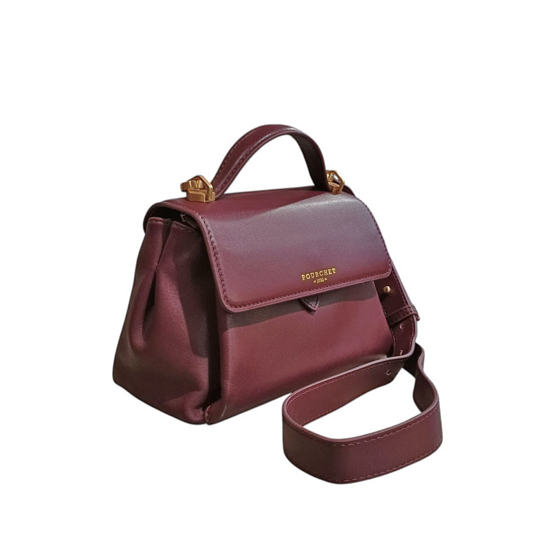 Pourchet sévigné mm 25096 porté main bordeaux