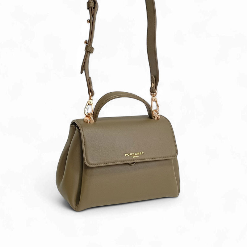 Pourchet sévigné mm 25096 porté main  kaki porté