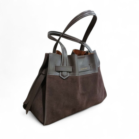 GRAND SAC BLOSOOM Pourchet marron