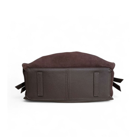 GRAND SAC BLOSOOM Pourchet marron fond