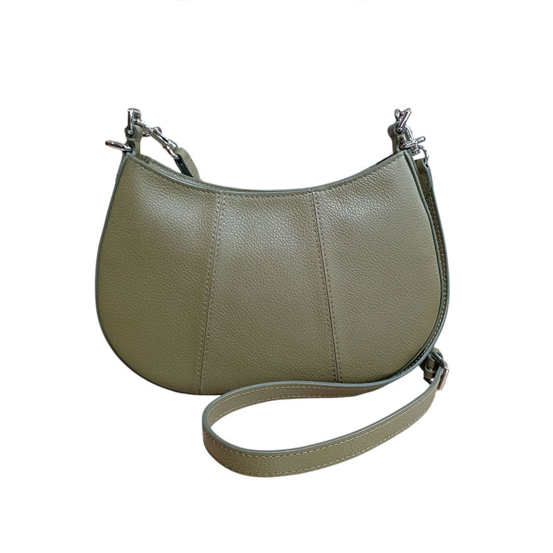 Petit sac demi lune Le Tanneur jet1050 tilleul dos