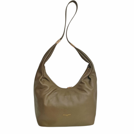 Sac Pourchet arche KAKI bandoulière longue Sac Pourchet arche KAKI bandoulière longue