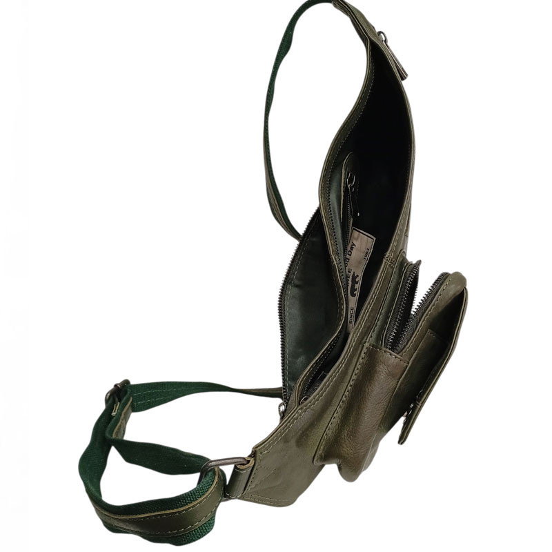 Bear design Sac Body bag 1817 vert ouvert