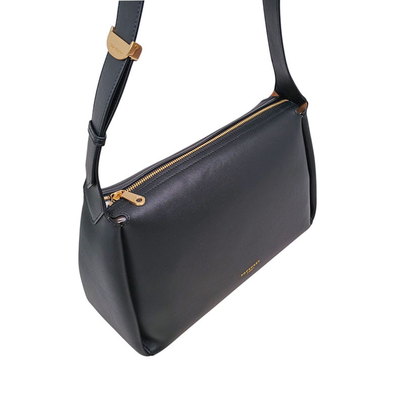 POURCHET grand sac épaule sévigné 25093 noir dessus