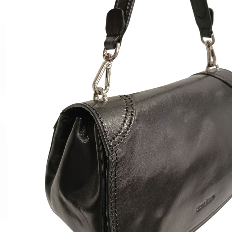 Gianni CONTI sac poignée rétro 9403036 noir detail