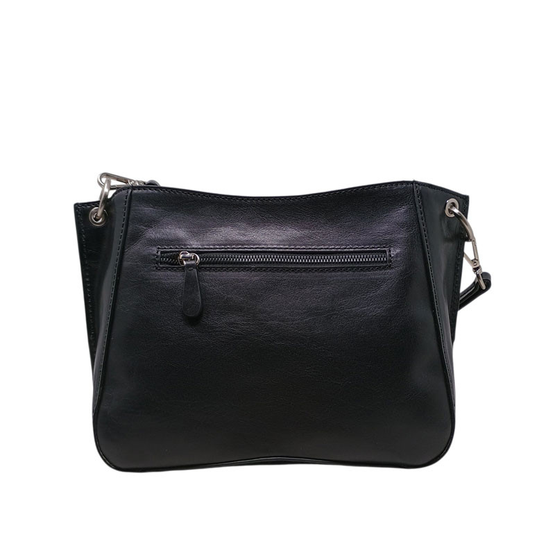 Gianni Conti sac épaule noir vue de dos