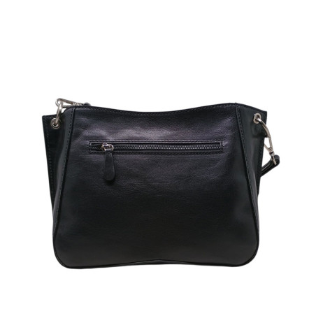 Gianni Conti sac épaule noir vue de dos Gianni Conti sac épaule noir vue de dos