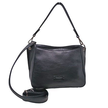 Gianni Conti sac épaule noir vue de face Gianni Conti sac épaule noir vue de face