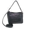 Gianni Conti sac épaule noir vue de face Gianni Conti sac épaule noir vue de face