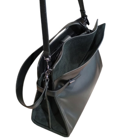 Sac XL le tanneur Emilie noir int Sac XL le tanneur Emilie noir int