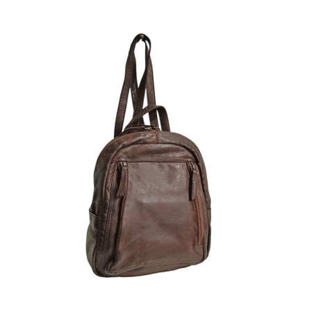 GIANNI CONTI sac à dos PETIT 4203323 CHOCO face GIANNI CONTI sac à dos PETIT 4203323 CHOCO face