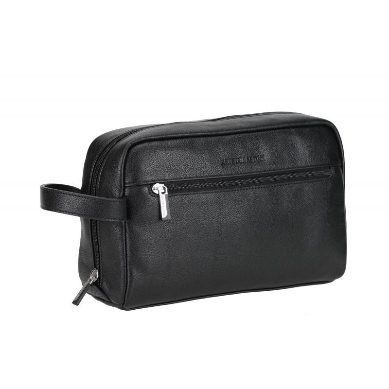 Trousse de toilette cuir Arthur aston 2212.31 noir