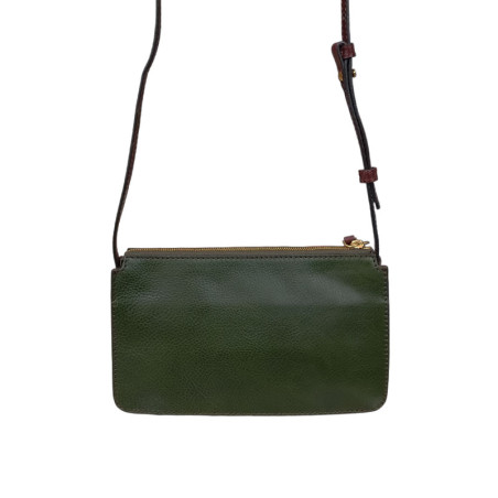 Sac trotteur zippé THE BRIDGE  dos vert Sac trotteur zippé THE BRIDGE  dos vert