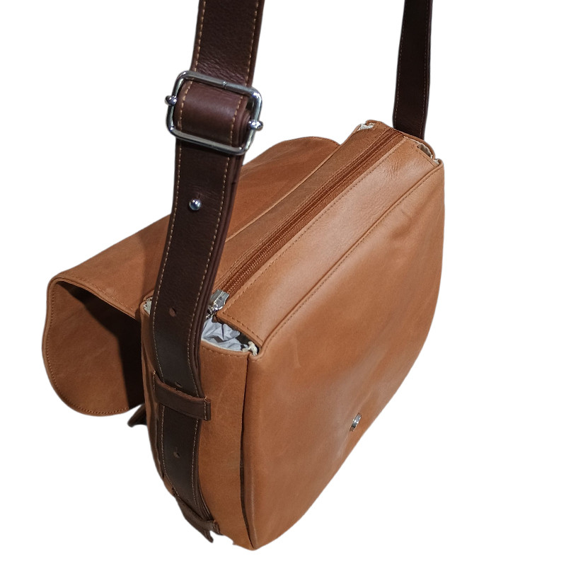 Sac fanny made in France naturel ouvert
