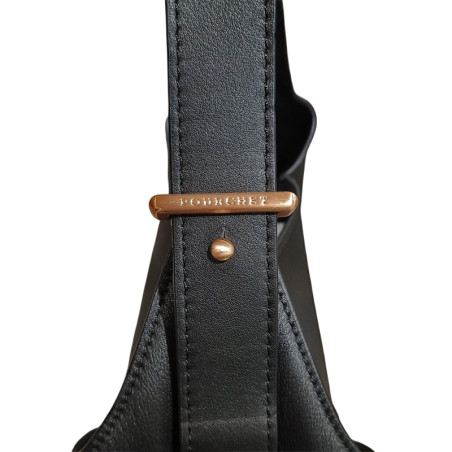 Besace Pourchet noir detail 25095