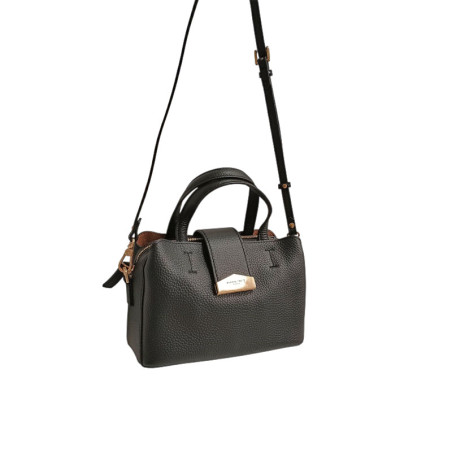 Pourchet petit sac main cavalcade 20013 noir face