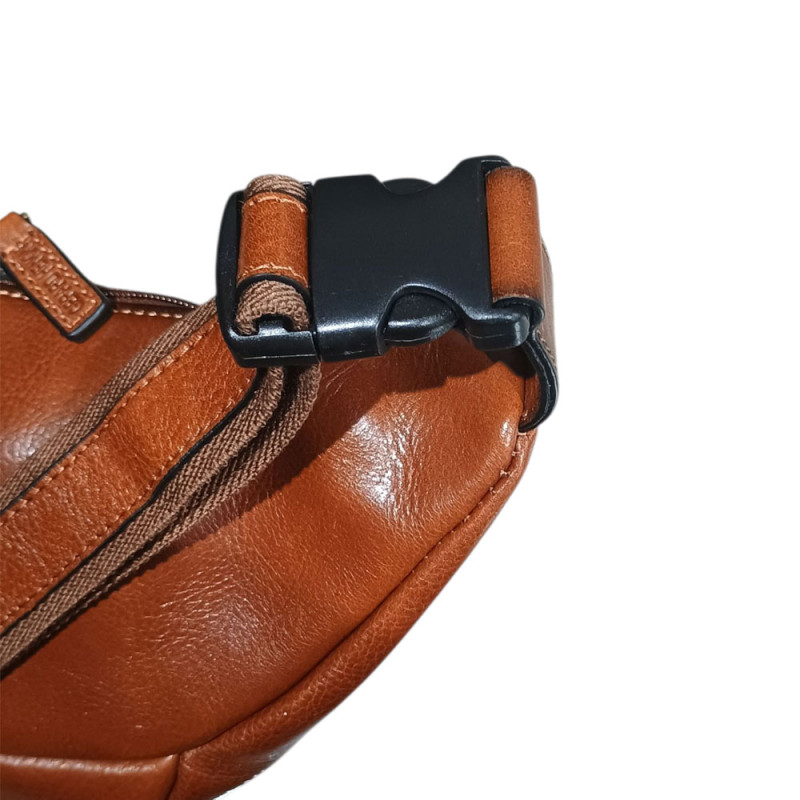 Sac banane HENON marron boucle attache 2200