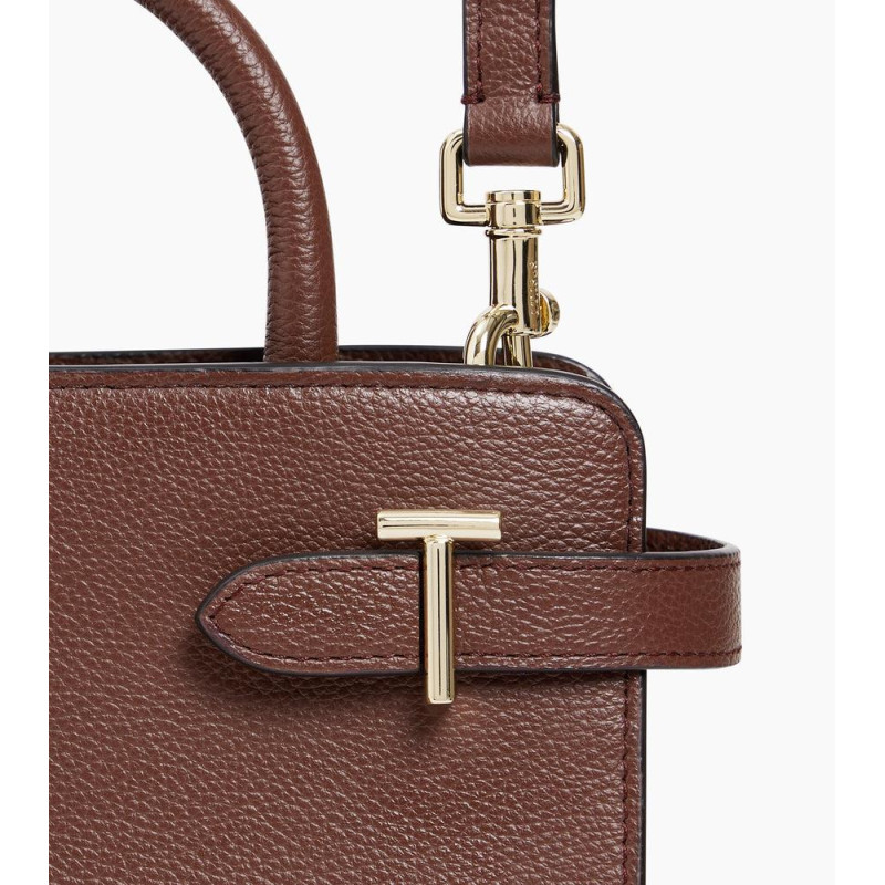 Le TANNEUR Emilie 1606 Sac poignée EBENE détail