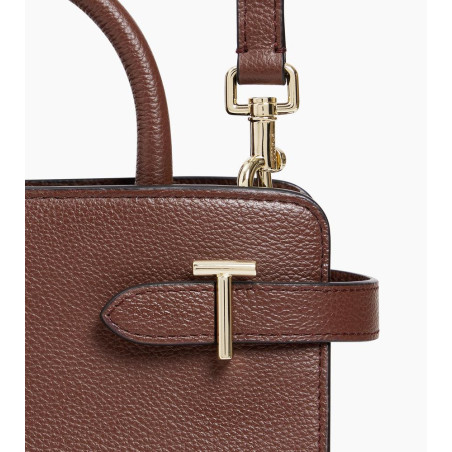 Le TANNEUR Emilie 1606 Sac poignée EBENE détail