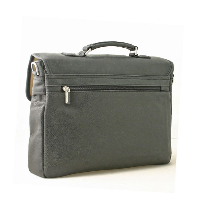 Cartable PC 13" en cuir 