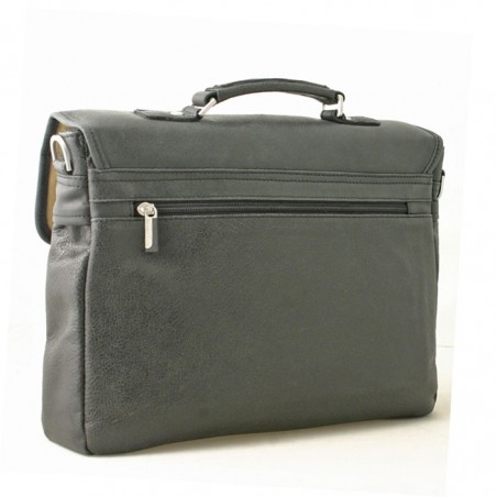 Cartable PC 13" en cuir 