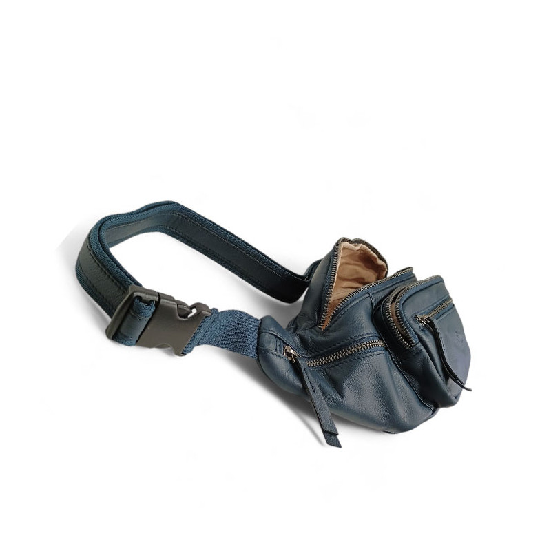KAT81681 Grand sac banane homme en cuir fermoir