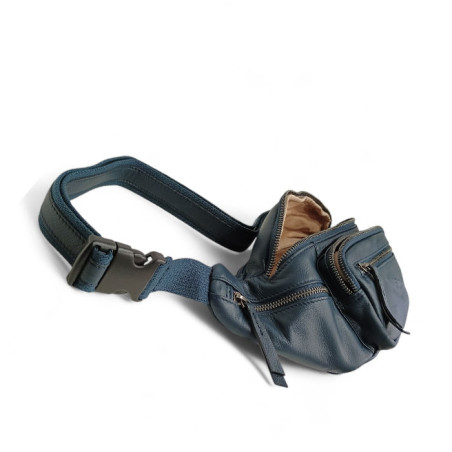 KAT81681 Grand sac banane homme en cuir fermoir