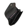 Petit porte monnaie Dame FRANDI glitter noir ouv