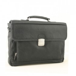 Cartable PC 13" en cuir 