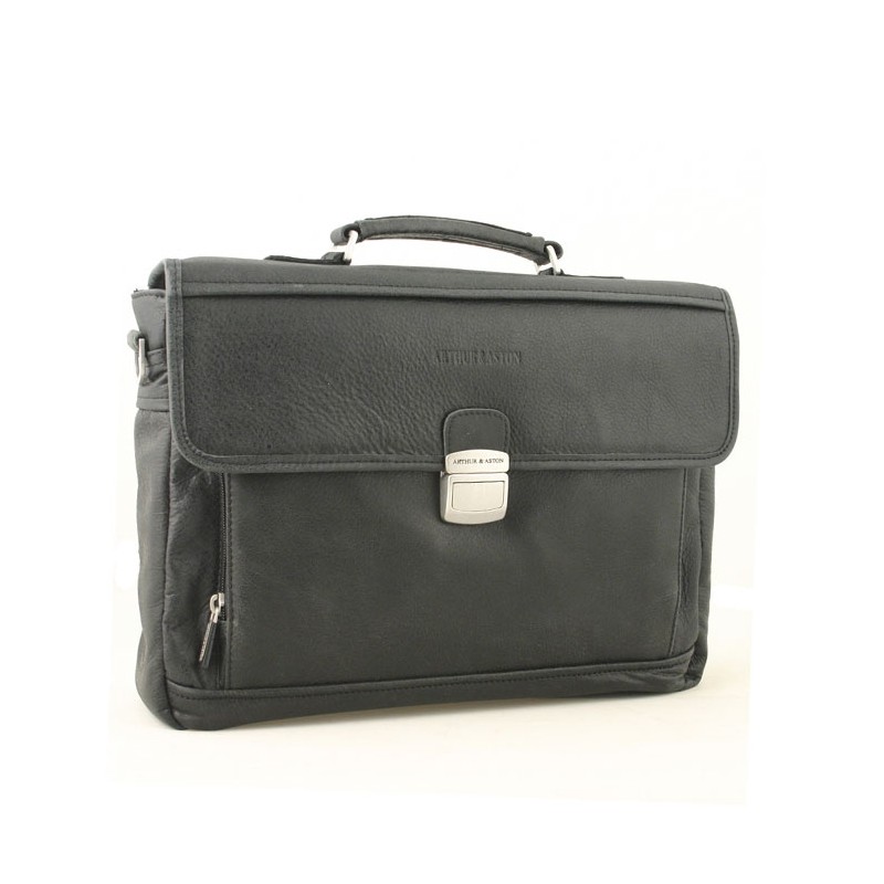 Cartable PC 13" en cuir 