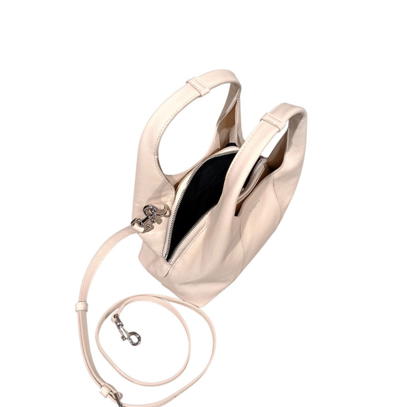 Juliette Le Tanneur sac blanc fleur de sel JET1000 ouvert