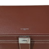 coffret bijoux LE TANNEUR 7322 cuir ebene détail cuir