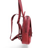 KATANA Sac à dos PRESTIGE cuir rouge vue coté