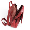 KATANA Sac à dos PRESTIGE cuir rouge vue ouvert