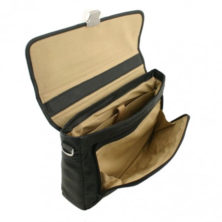 Cartable PC 13" en cuir 